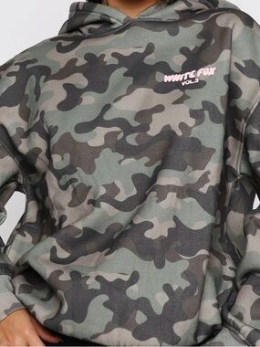 White Fox Boutique Green Camo Hoodie